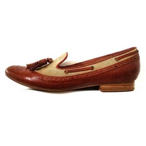 Jeffrey Campbell Ibiza brown leather loafers